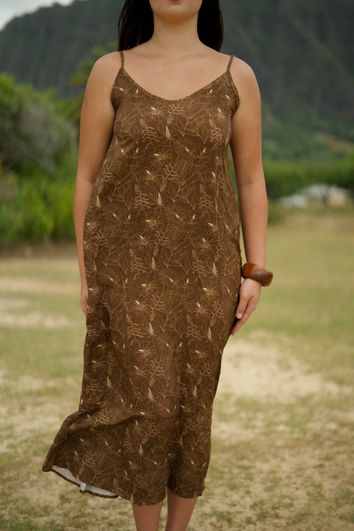 MILLS MAXI DRESS - COCONUT HAZE