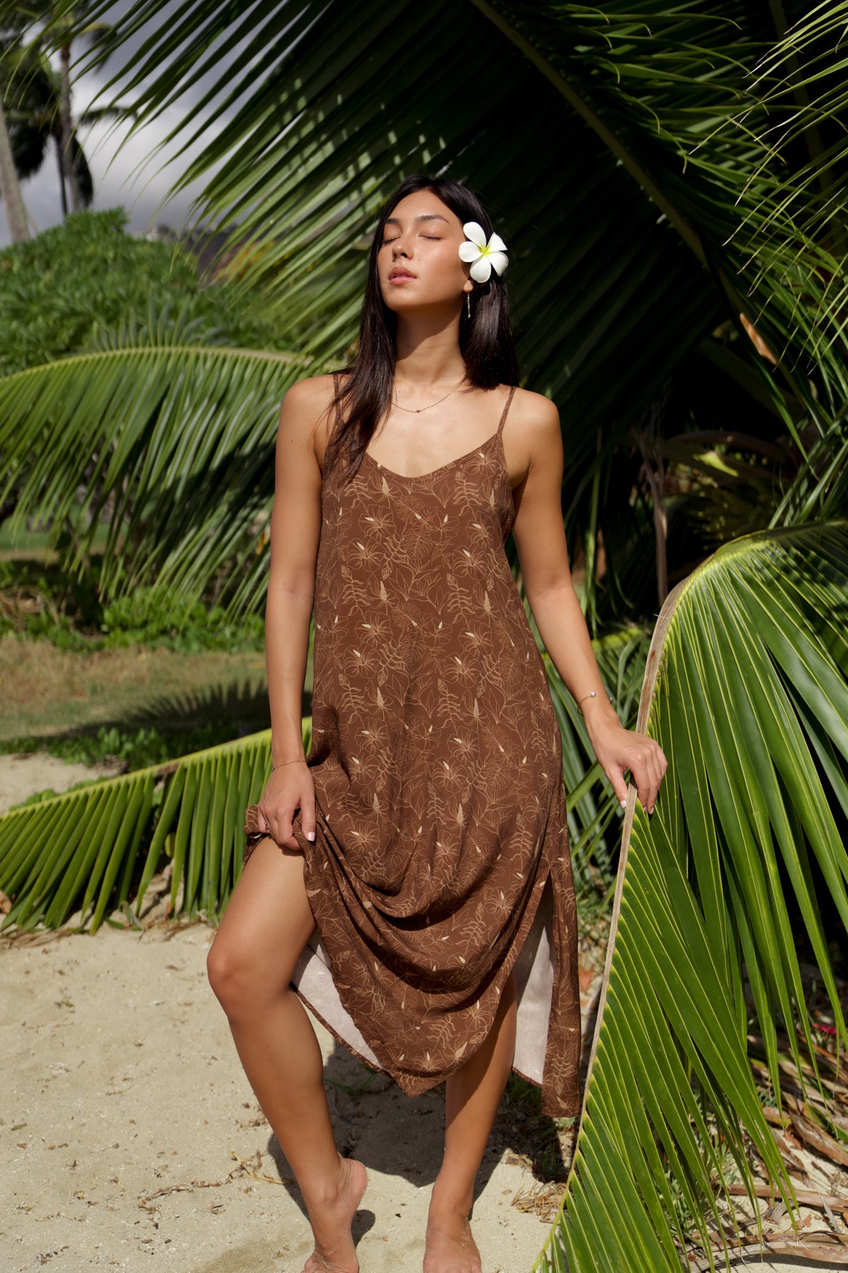 MILLS MAXI DRESS - COCONUT HAZE