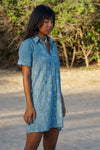 TEIGAN DRESS - BLUE LAGOON